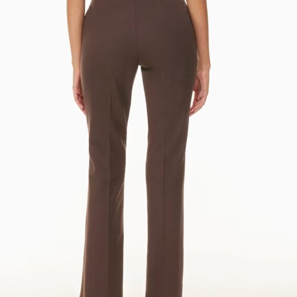 Aritzia Babaton Publish Wool Pant, Heathered Cocoa - Size 2 - Picture 2 of 7